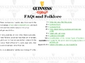 Guinness Beer FAQt and Folklore