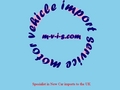Motor Vehicle Import Service