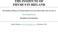 Institute of Physics in Ireland