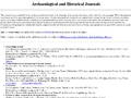 Irish Archaeological and Historical Journals